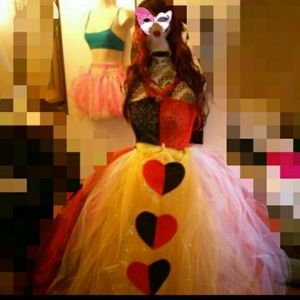 alice in wonderland queen of hearts dress
